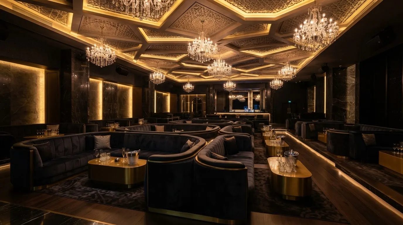 Luna Royal VIP lounge atmosphere